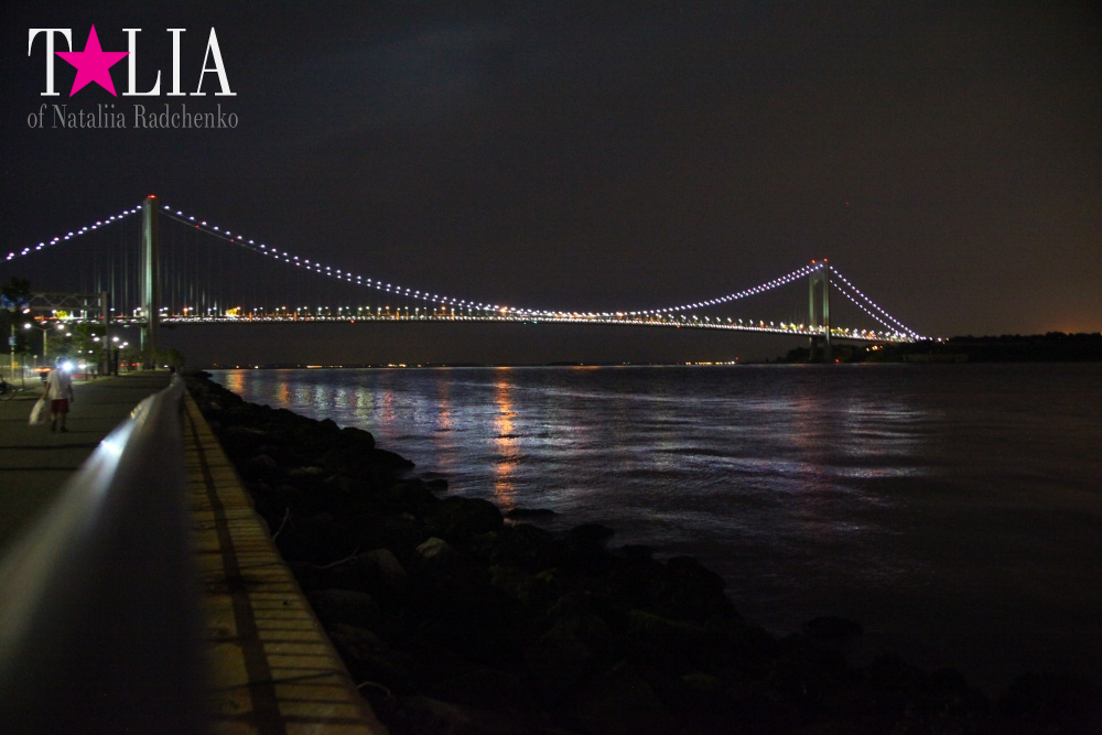 Закат на набережной Бей Риджа